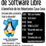 19 de Agosto: Jornada de Charlas de Software Libre a beneficio en Tucumán
