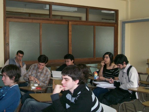 No faltó el mate durante las demostraciones